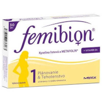 Femibion 1 Kyselina listová a METAFOLIN + vit. D3