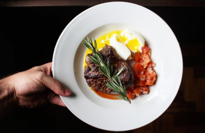 FODMAP diéta, steak, vajce